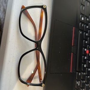 Gucci eyeglasses slight cat eye